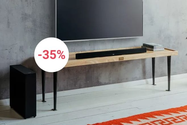 Nur für t-online-Leser bietet Teufel seine Testsieger-Soundbar mit Zusatzrabatt zum Rekord-Tiefpreis an.