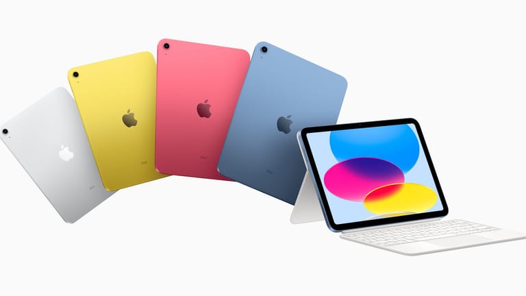 Das iPad mit neuem Design: Erstmals seit Einfühung des iPads versieht Apple sein günstigstes Tablet mit einem grundlegend neuen Design