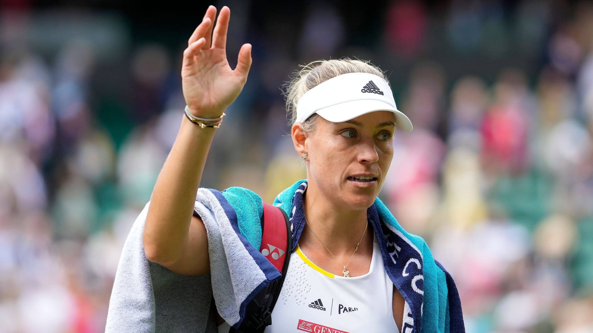 Angelique Kerber nach ihrem Drittrunden-Aus in Wimbledon 2022: Die dreifache Grand-Slam-Siegerin pausiert derzeit während ihrer Schwangerschaft.