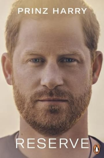 Prince Harry: His book is titled in Germany "reserve" wear.