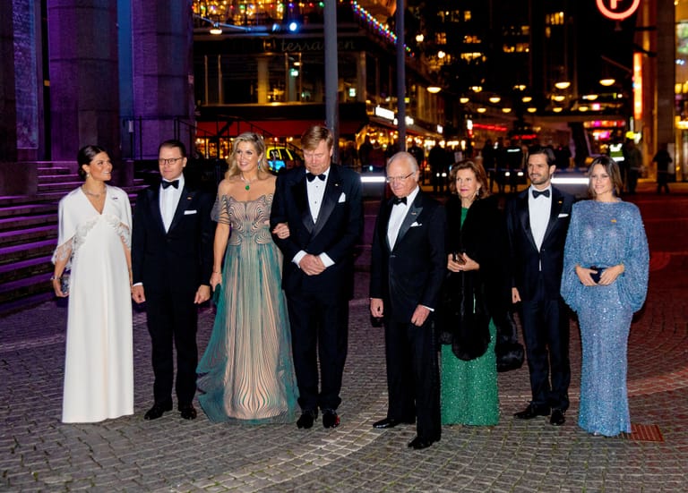 Am Abend besuchten die niederländischen und die schwedischen Royals gemeinsam ein Konzert.