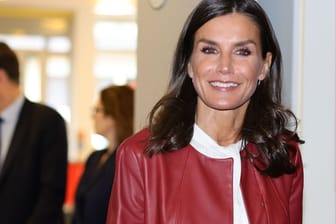 Königin Letizia: Sie und ihr Mann besuchten am Mittwoch die Frankfurter Buchmesse.