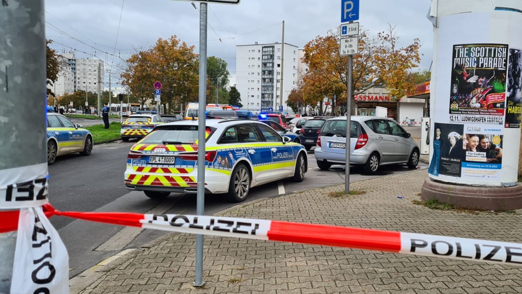Zwei Tote bei Messerangriff in Ludwigshafen
