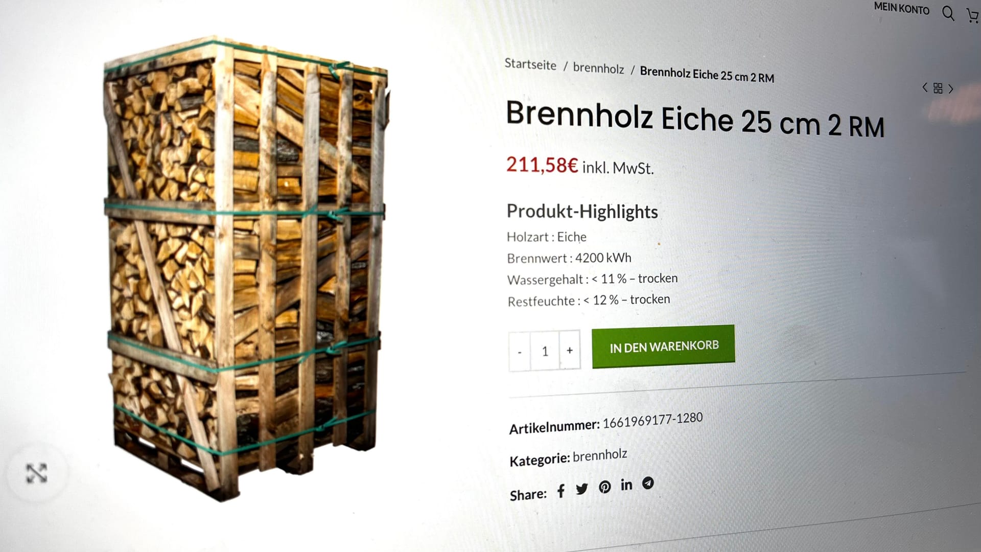 Brennholz im Internet: Abzocke oder Fake-Shop?