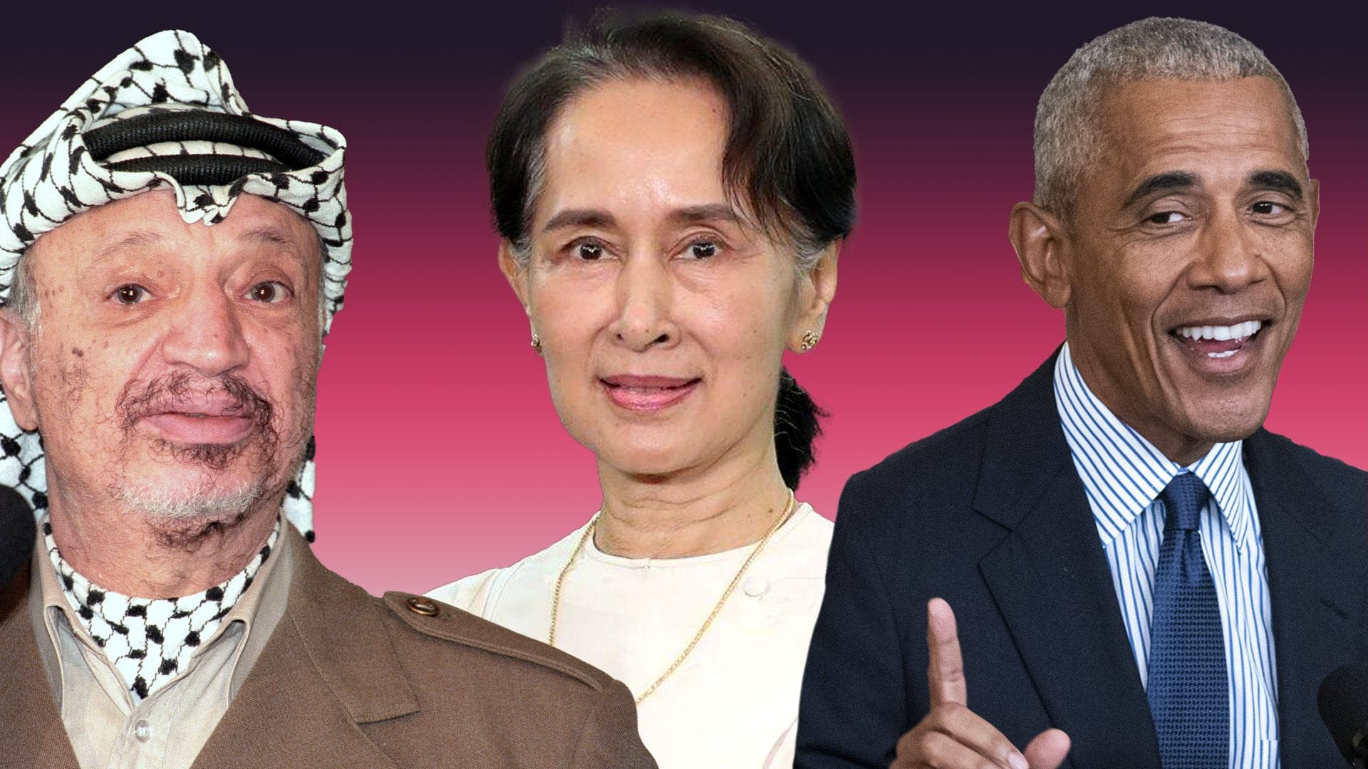 Jassir Arafat, Aung San Suu Kyi und Barack Obama: Manche Träger des Friedensnobelpreises sind umstritten