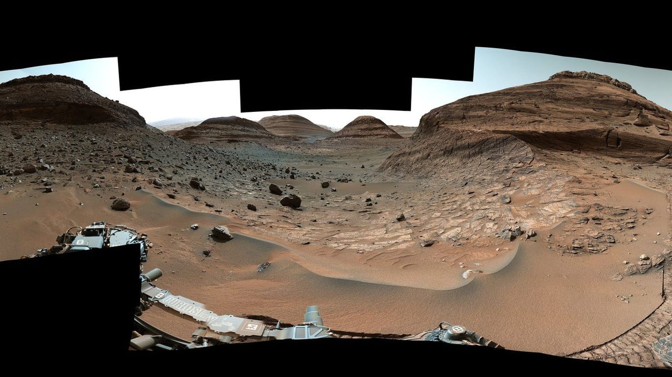 Curiosity schickt immer wieder Aufnahmen vom Mars zur Erde.