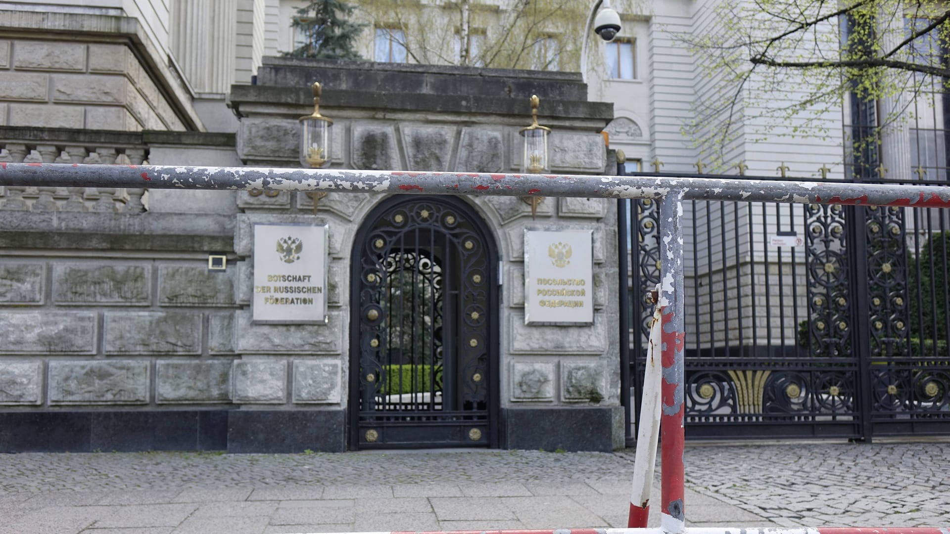 Die russische Botschaft in Berlin (Archivbild): Am Montagabend kam es dort zu einem Farbanschlag. Die russische Botschaft in Berlin (Archivbild): Am Montagabend kam es dort zu einem Farbanschlag.