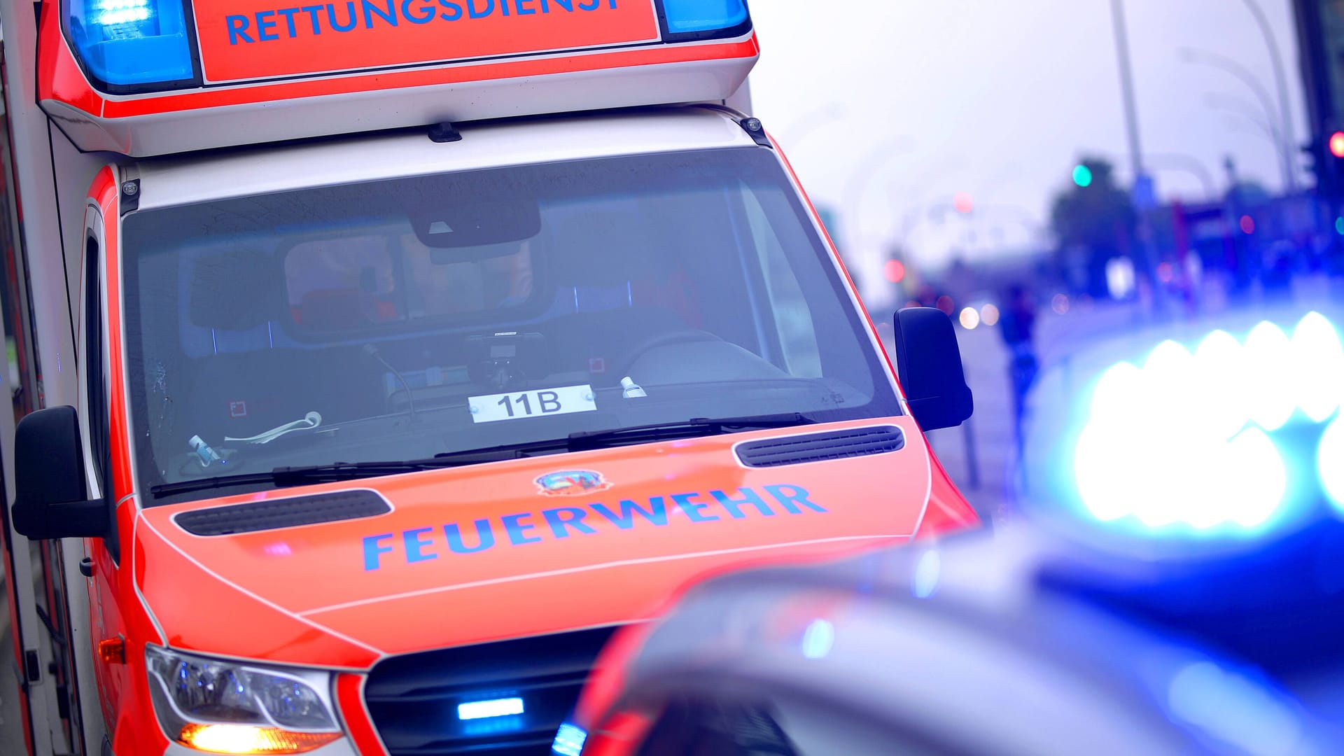 Rettungswagen im Einsatz (Symbolfoto): Ein Hubschrauber brachte die Jugendliche in eine Klinik.