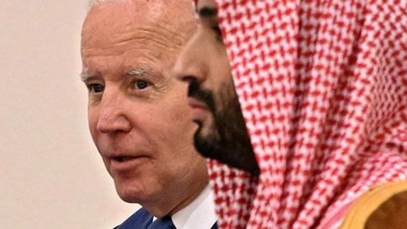 Joe Biden und Mohammed von Salman: Sie hatten sich im Juli 2022 getroffen.