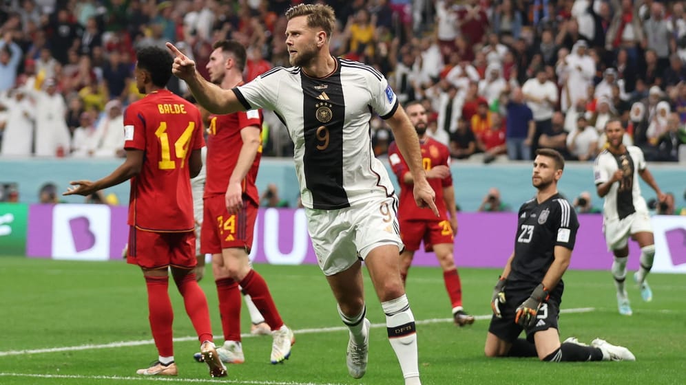 Niclas Füllkrug: Der Bremer erzielte gegen Spanien seinen ersten Treffer für die deutsche Nationalelf.
