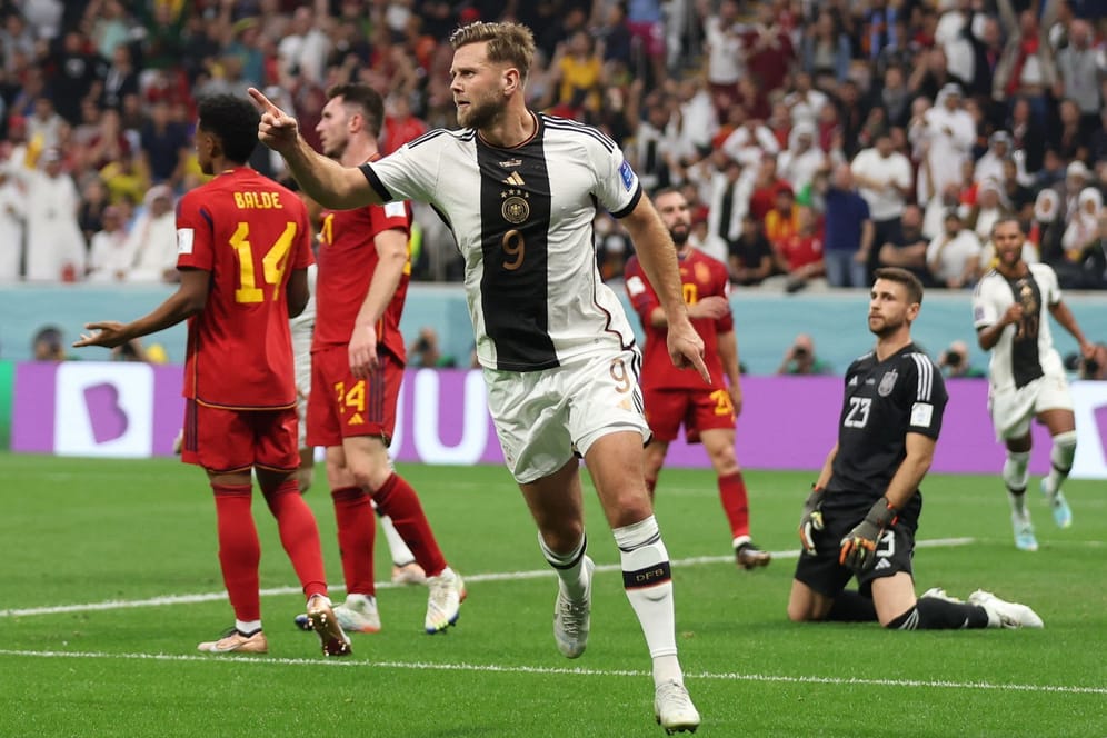 Niclas Füllkrug: Der Bremer erzielte gegen Spanien seinen ersten Treffer für die deutsche Nationalelf.