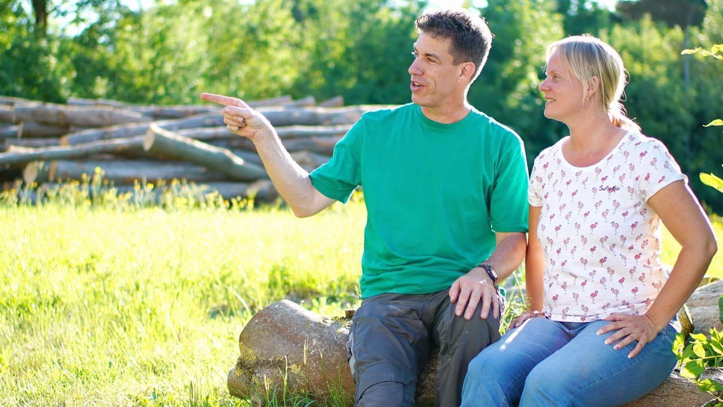 Das neue "Bauer sucht Frau"-Traumpaar: Ammenkuhhalter Jörg aus Hessen und Patricia.