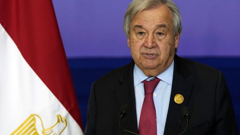 António Guterres: "Unser Planet ist in der Notaufnahme."