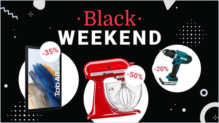Der Black Friday ist vorbei – das Black Weekend geht weiter. Sparen Sie noch immer bei diesen Angeboten.