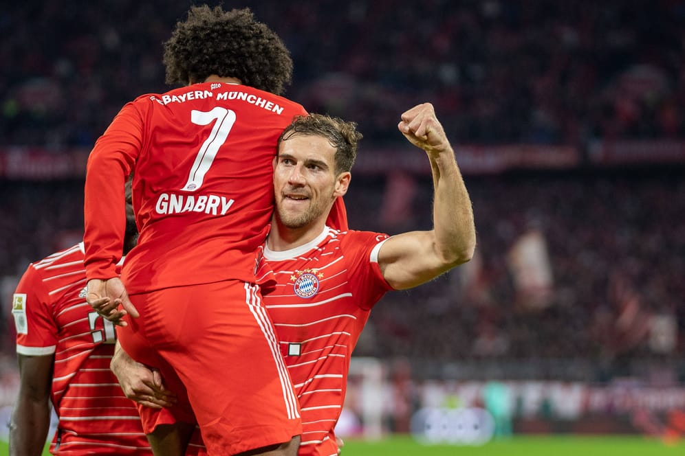Leon Goretzka und Serge Gnabry: Rechtzeitig zur WM in Katar befinden sich die Nationalspieler des FC Bayern in Topform.