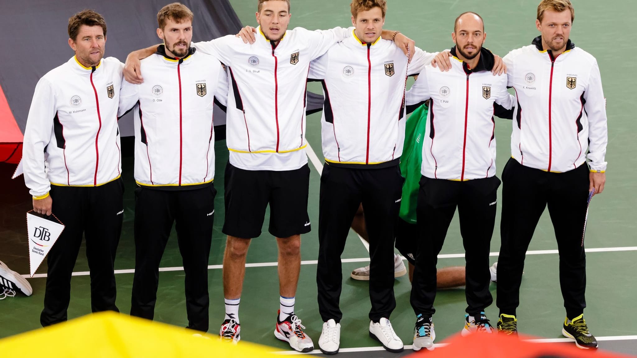 Tennis-Herren | Davis-Cup-Team in Qualifikation 2023 zu Hause gegen Schweiz
