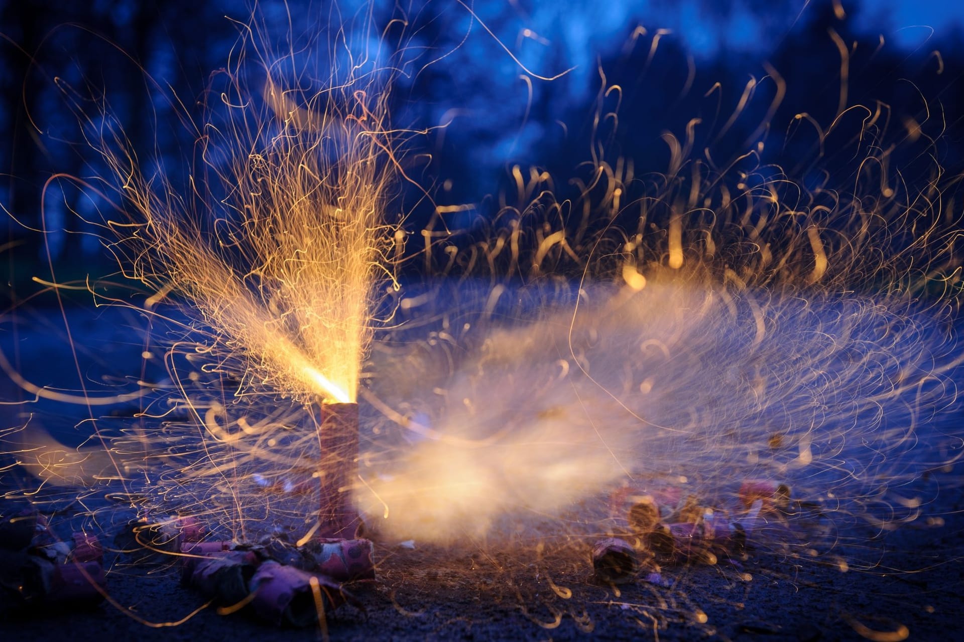 Silvester-Feuerwerk: Es ist wie ein Gewitter, alle hören es. Niemand kann sich dem entziehen.