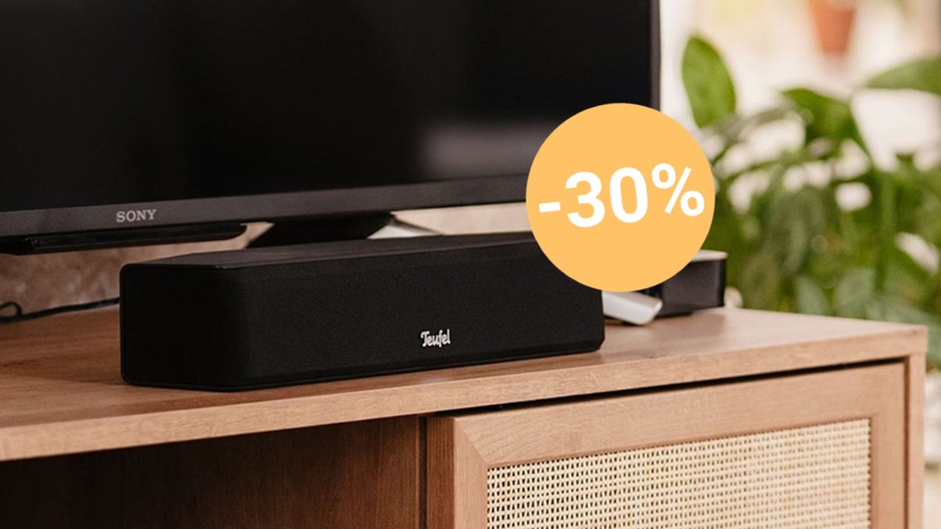 Die Soundbar ist heute im Teufel-Onlineshop stark reduziert.