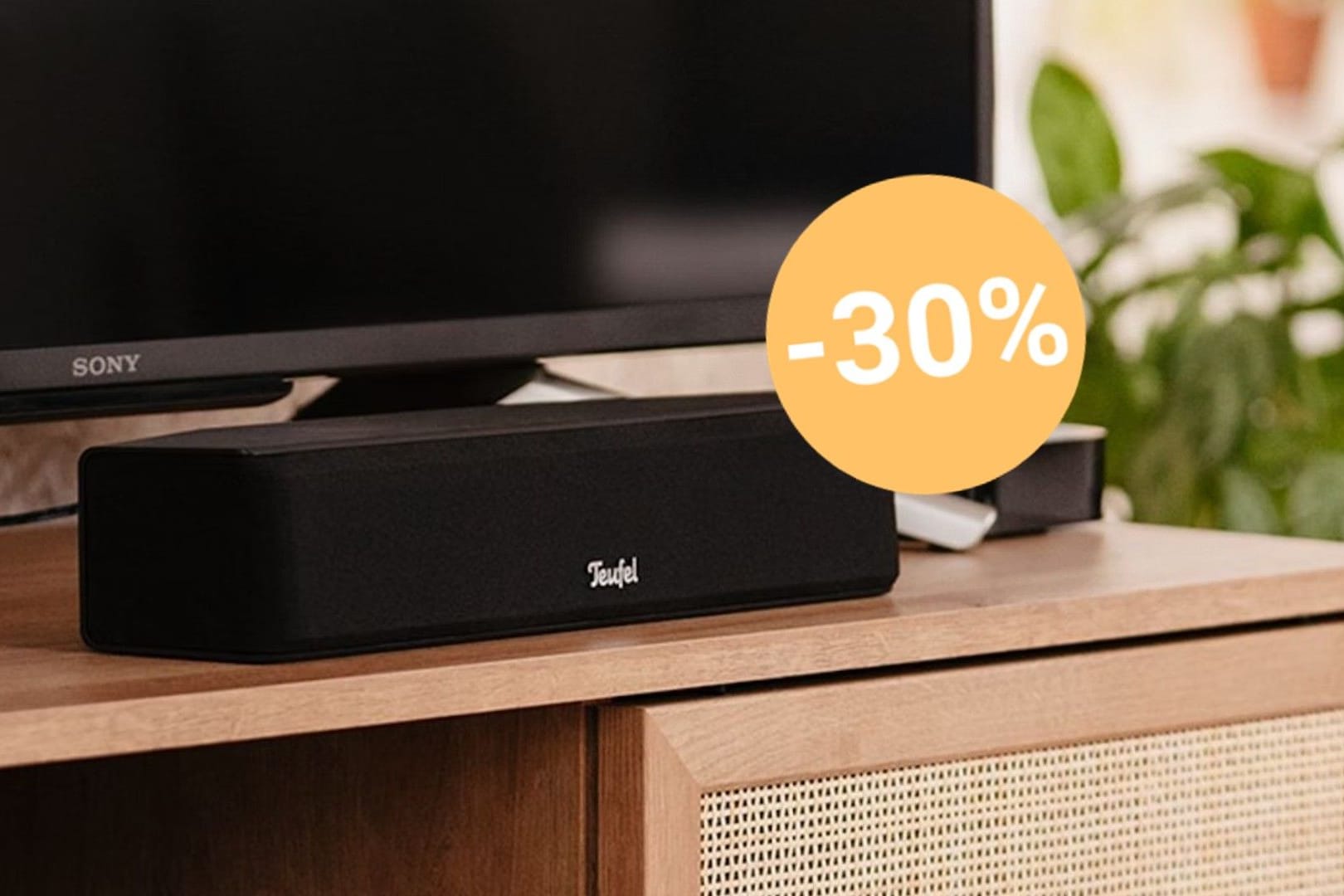 Die Soundbar ist heute im Teufel-Onlineshop stark reduziert.