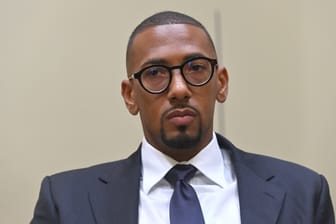 Fußball-Weltmeister Jerome Boateng vor Gericht in München: Er musste sich bereits 2021 wegen häuslicher Gewalt verantworten – und legte dagegen Berufung ein.