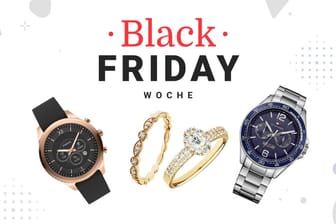 In der Black Friday Woche können Sie auch beim Kauf von Schmuck und Uhren sparen.