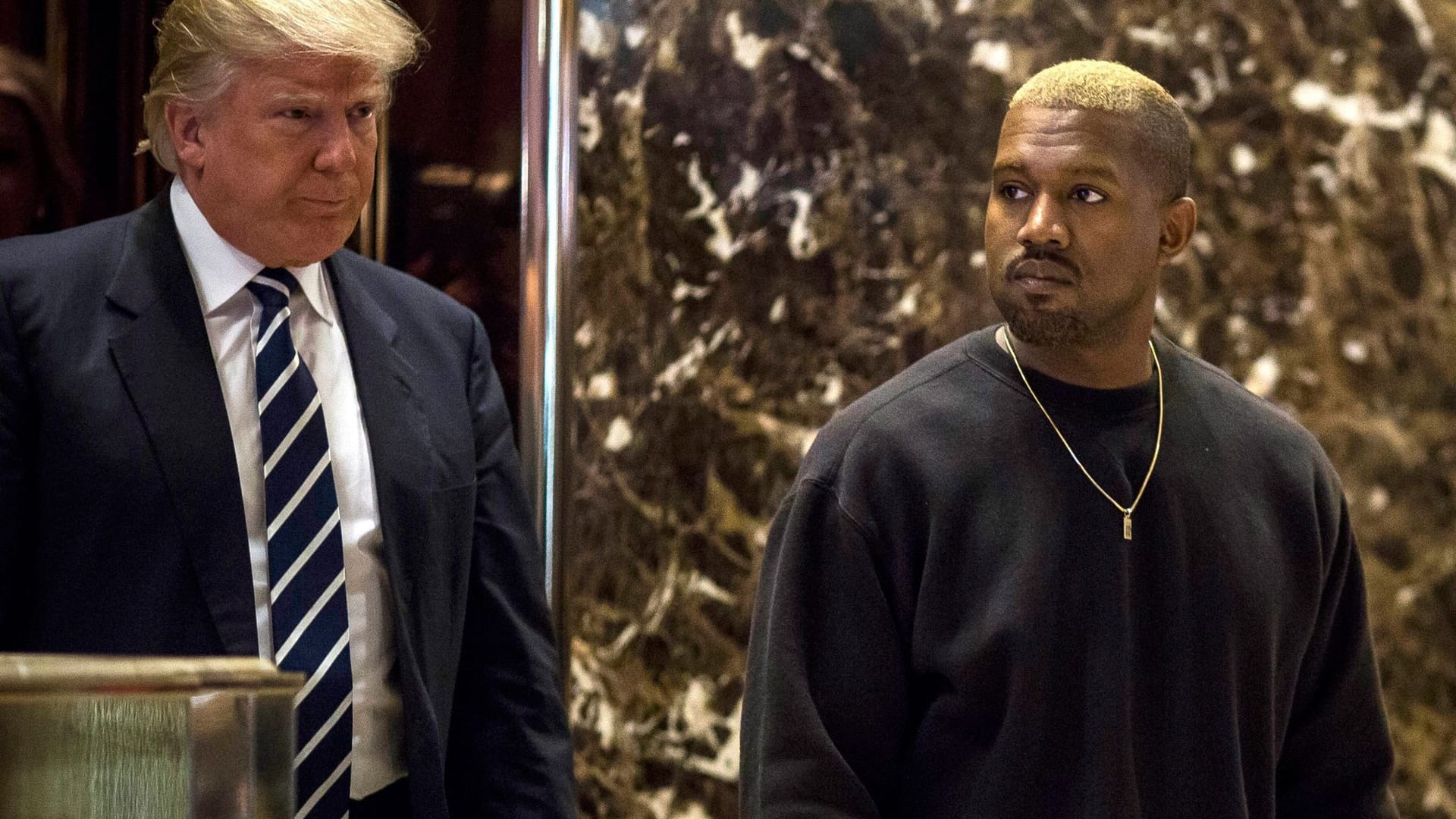 Donald Trump und Kanye West