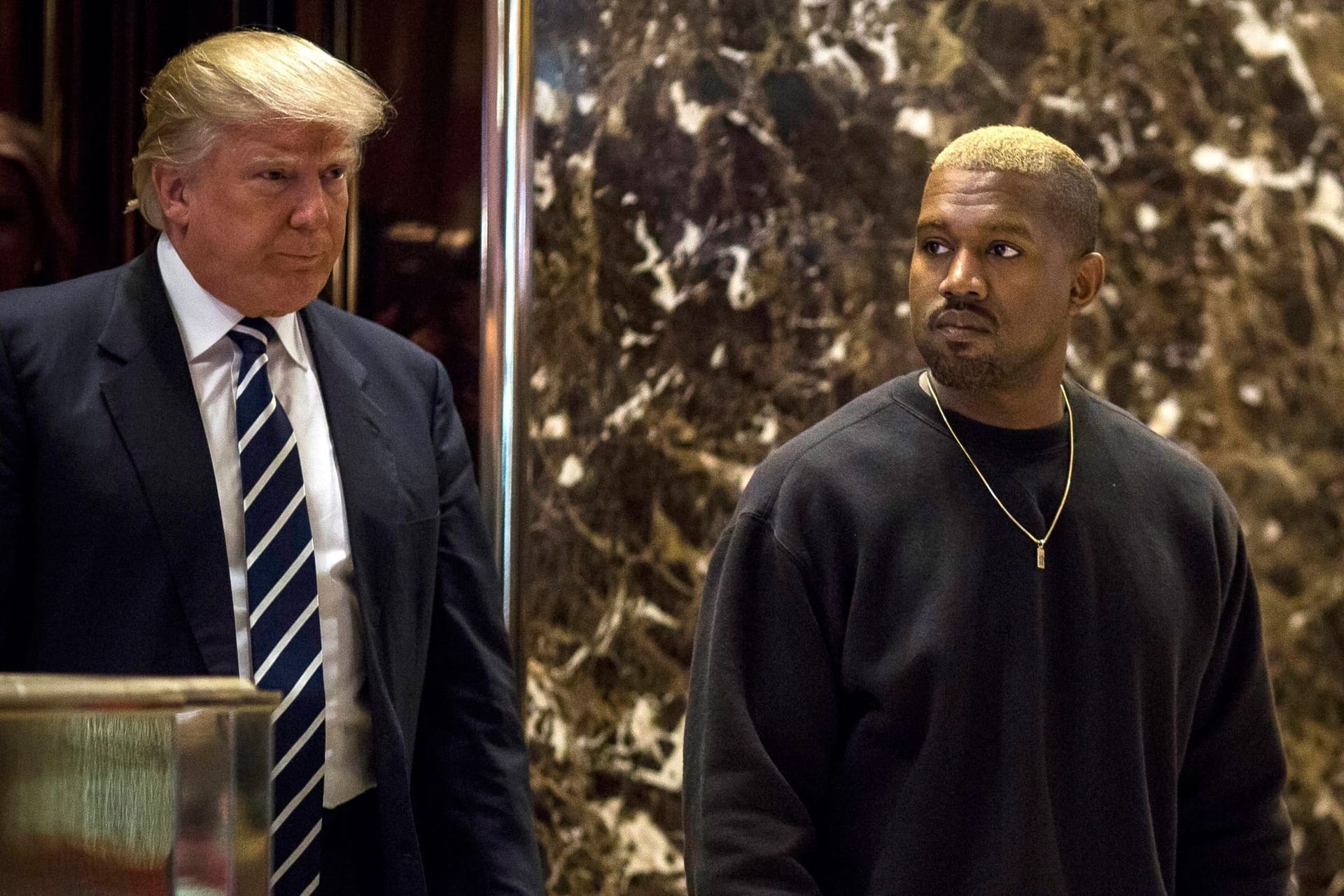 Donald Trump und Kanye West