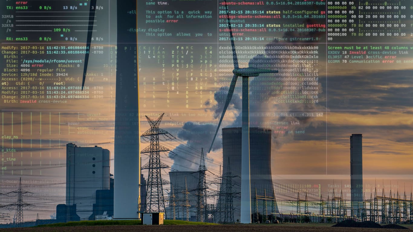 Windräder und Atomkraftwerke (Symbolbild): Beim Treffen des Deutschen Städtetages wurde die Sorge um die Energiesicherheit in Deutschland deutlich.