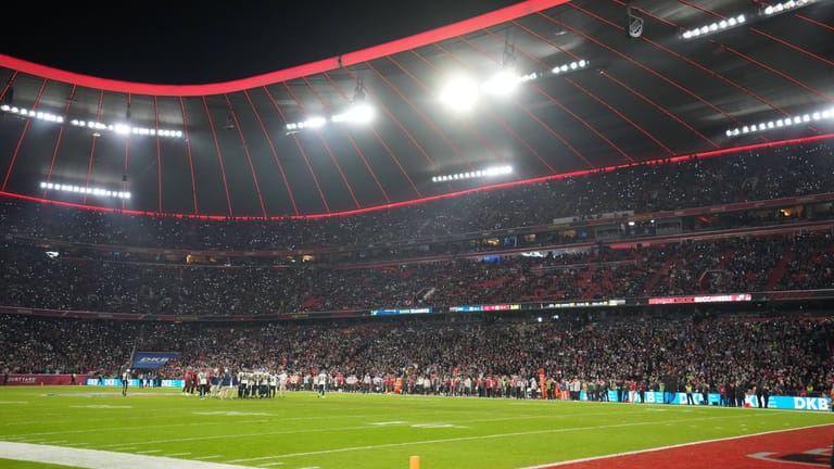 NFL-Spiel am Sonntag in der Allianz Arena in München: Jetzt muss der Rasen muss ausgetauscht werden.