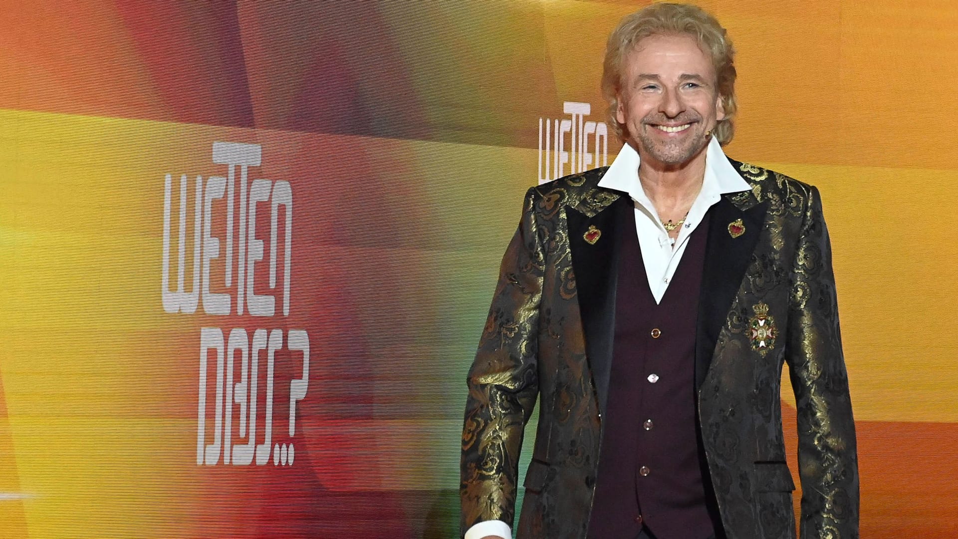 Thomas Gottschalk: Er führt durch die Star-besetzte "Wetten, dass..?"-Sendung.