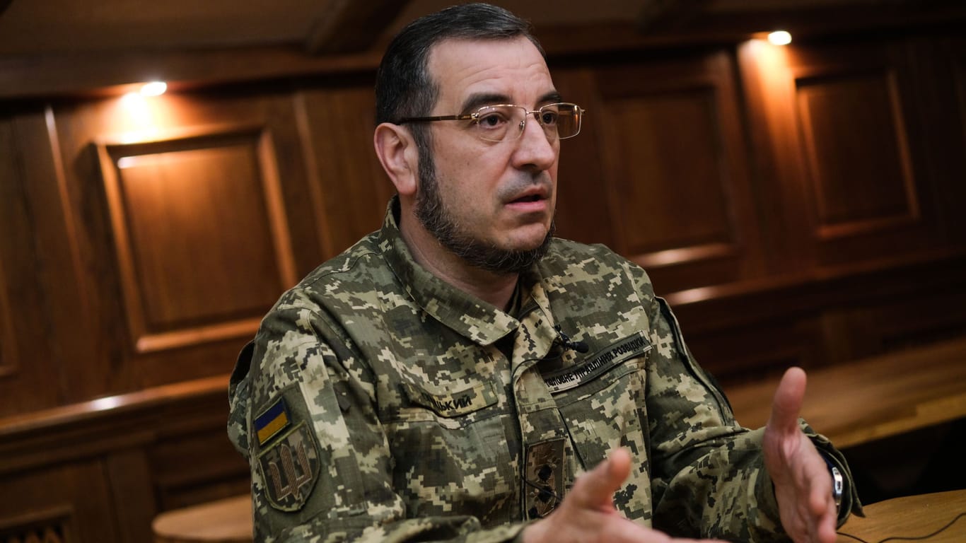 Wadim Skibizki (Archivbild): Der ukrainische General sieht kaum Chancen, dass die Ukrainer alleine den Krieg gewinnen kann.