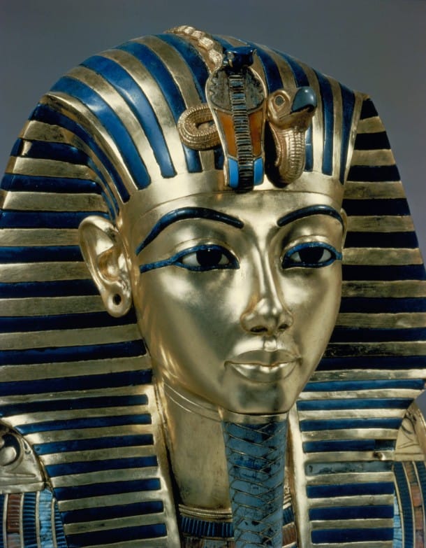 Die berühmte Totenmaske des Pharaos.