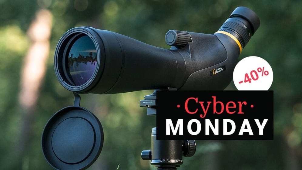 Cyber-Monday-Angebot: Der Discounter reduziert ein Spektiv von National Geographic radikal.