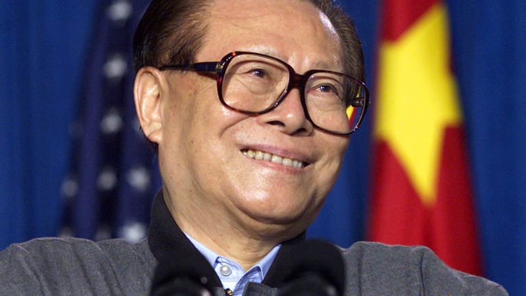Jiang Zemin (Archivbild): Der ehemalige Präsident Chinas ist im Alter von 96 Jahren gestorben.