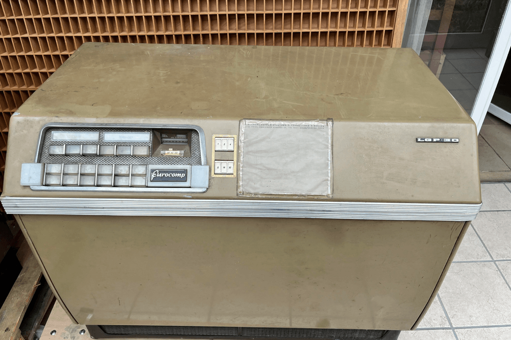 LGP-30: Der Rechner aus den 1950er-Jahren wurde in einem Keller gefunden.