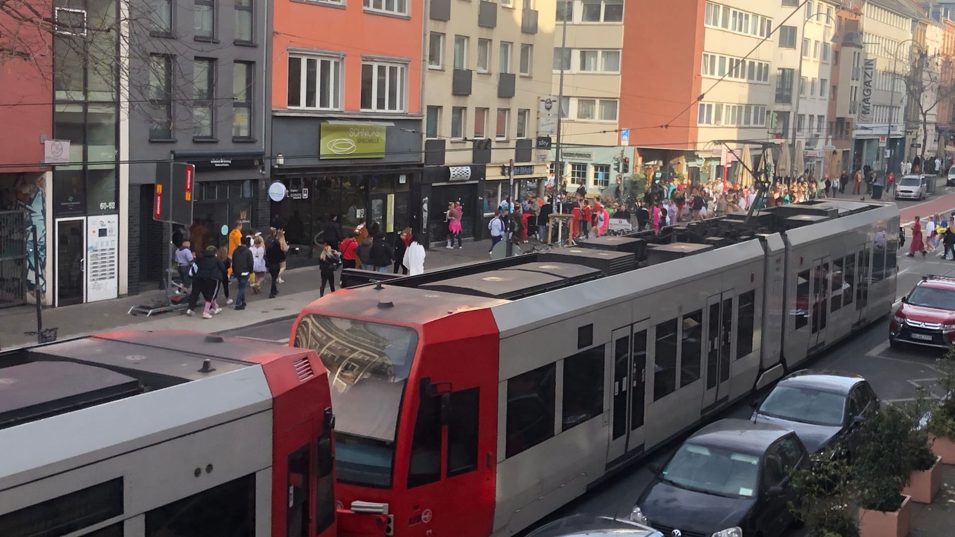 Aachener Straße am 11.11.