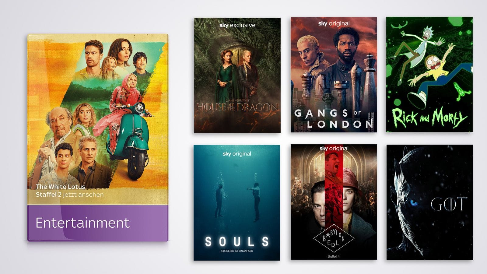 Staffel 1 von "The White Lotus" wurde mit 10 Emmys ausgezeichnet. Die zweite Staffel der Miniserie ist aktuell eines der vielen Highlights im Entertainment-Paket. Ebenfalls spannend: die exklusive Vorgeschichte zu "Game of Thrones".