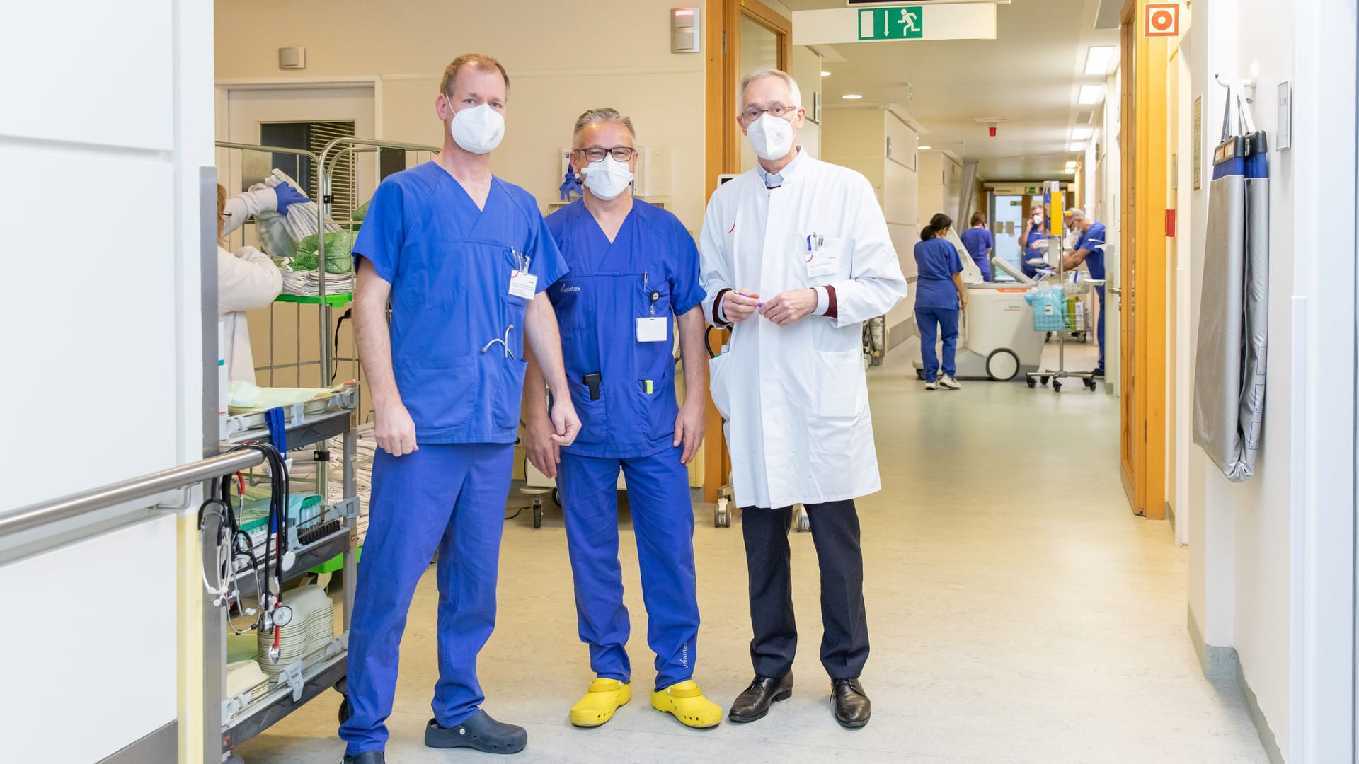 Die Ärzte im Vivantes-Klinikum Spandau: Viele Personen aus der Belegschaft waren im Herbst krank.