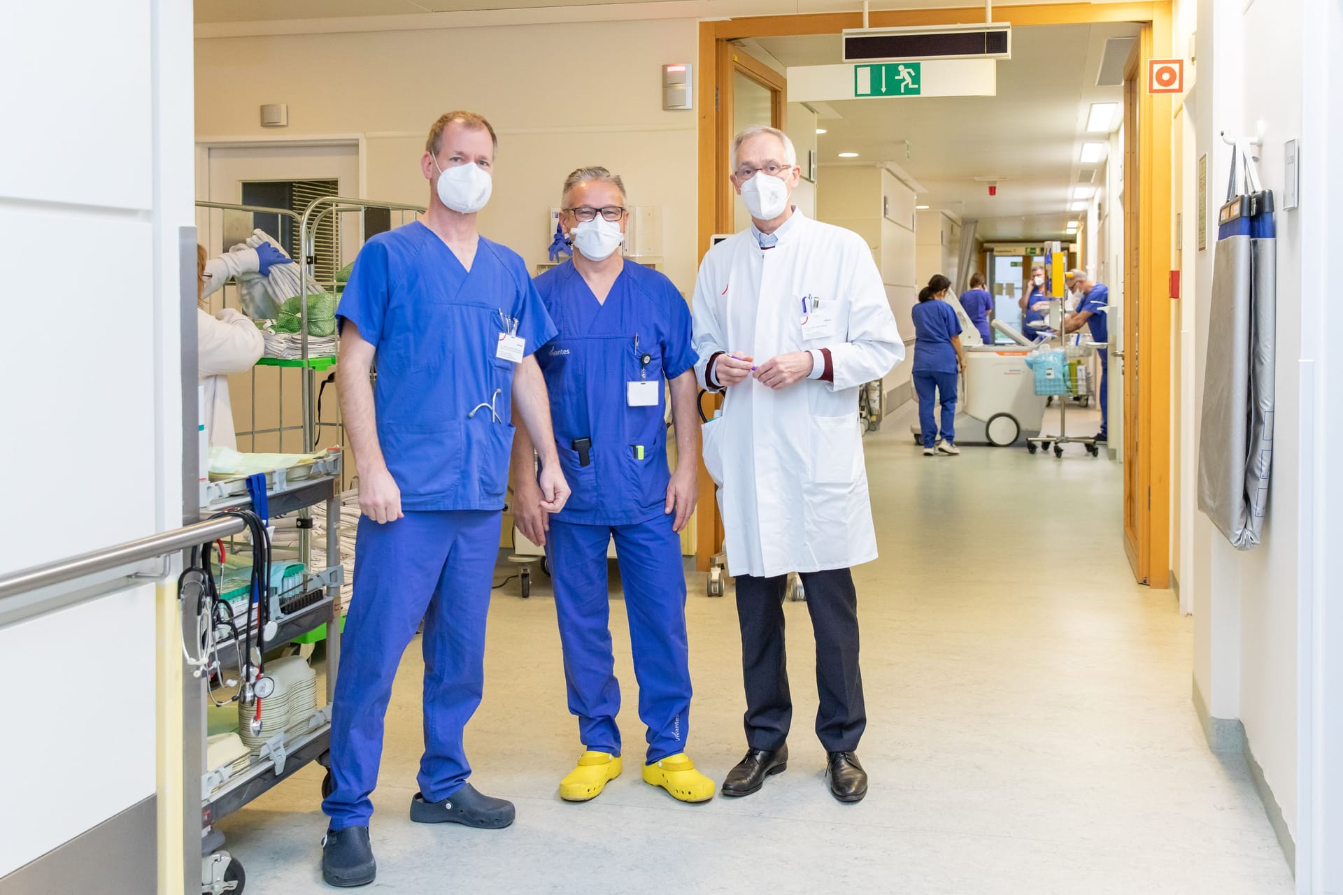 Die Ärzte im Vivantes-Klinikum Spandau: Viele Personen aus der Belegschaft waren im Herbst krank.