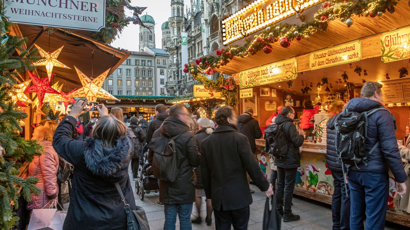 Münchner Christkindlmarkt: Insgesamt gibt es 135 Stände – genauso viele wie vor Corona.