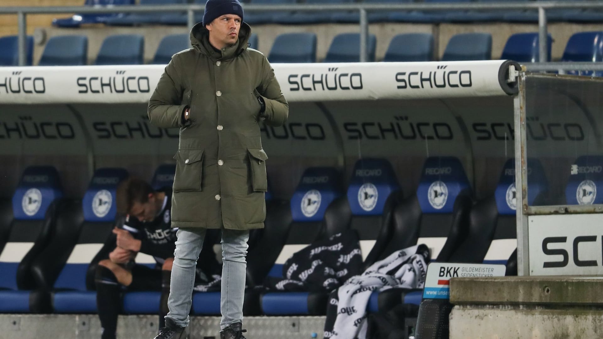 Arminia Bielefelds Manager Samir Arabi Arminia Bielefelds Manager Samir Arabi