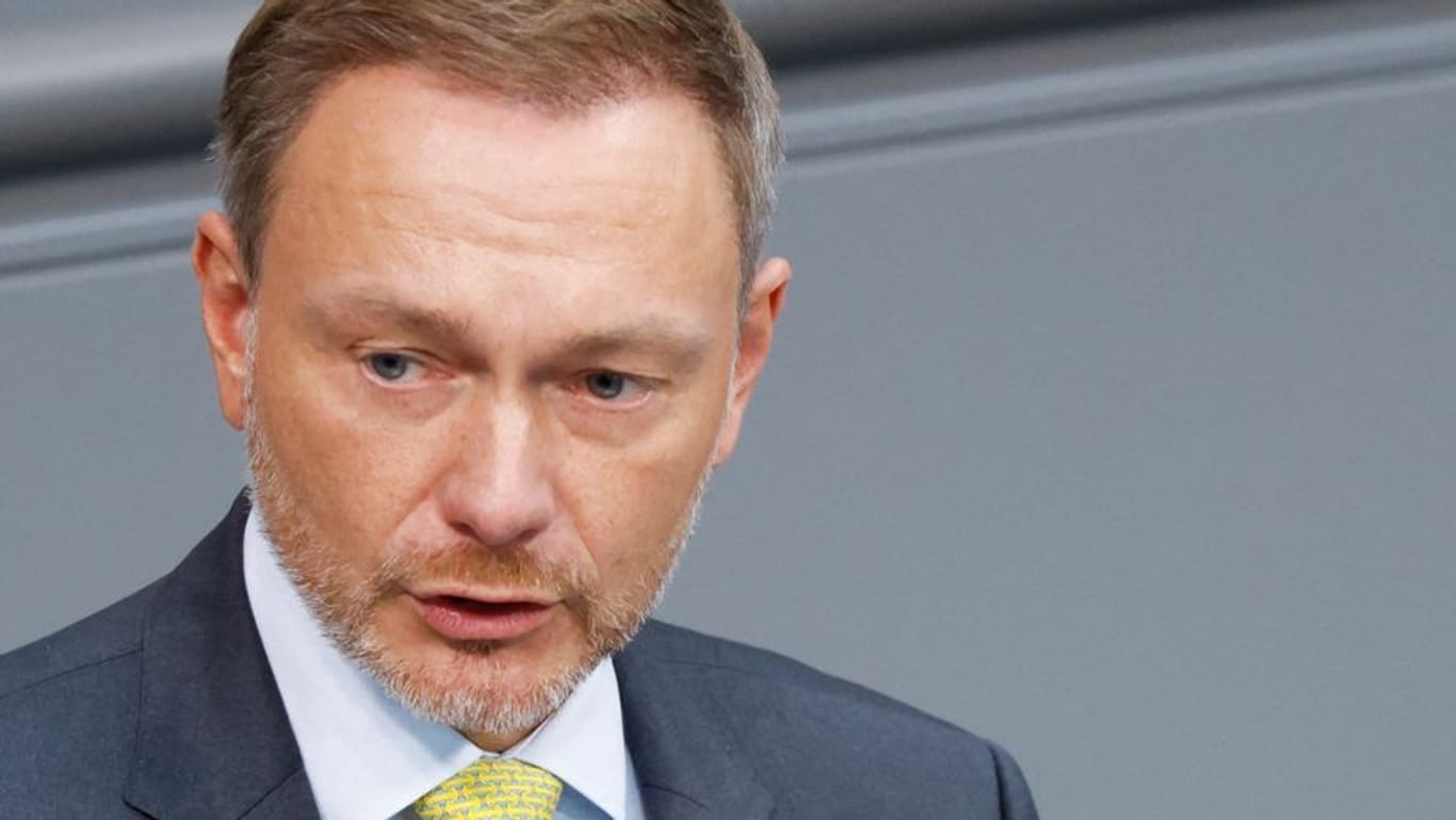 Finanzminister Lindner im Bundestag: Man könne über alles verhandeln.