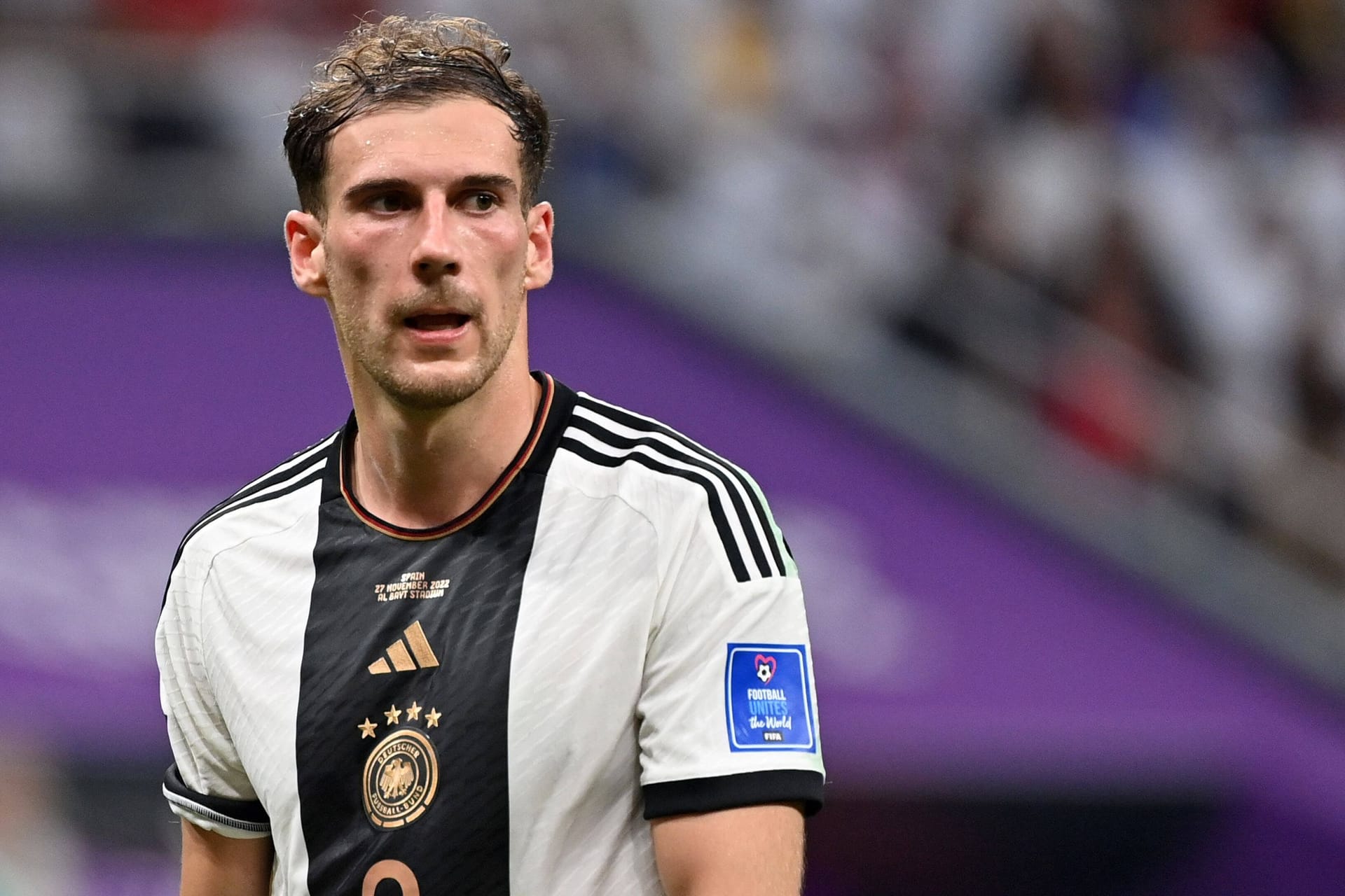 Leon Goretzka: Er wirkte nach dem Spanien-Remis unzufrieden.