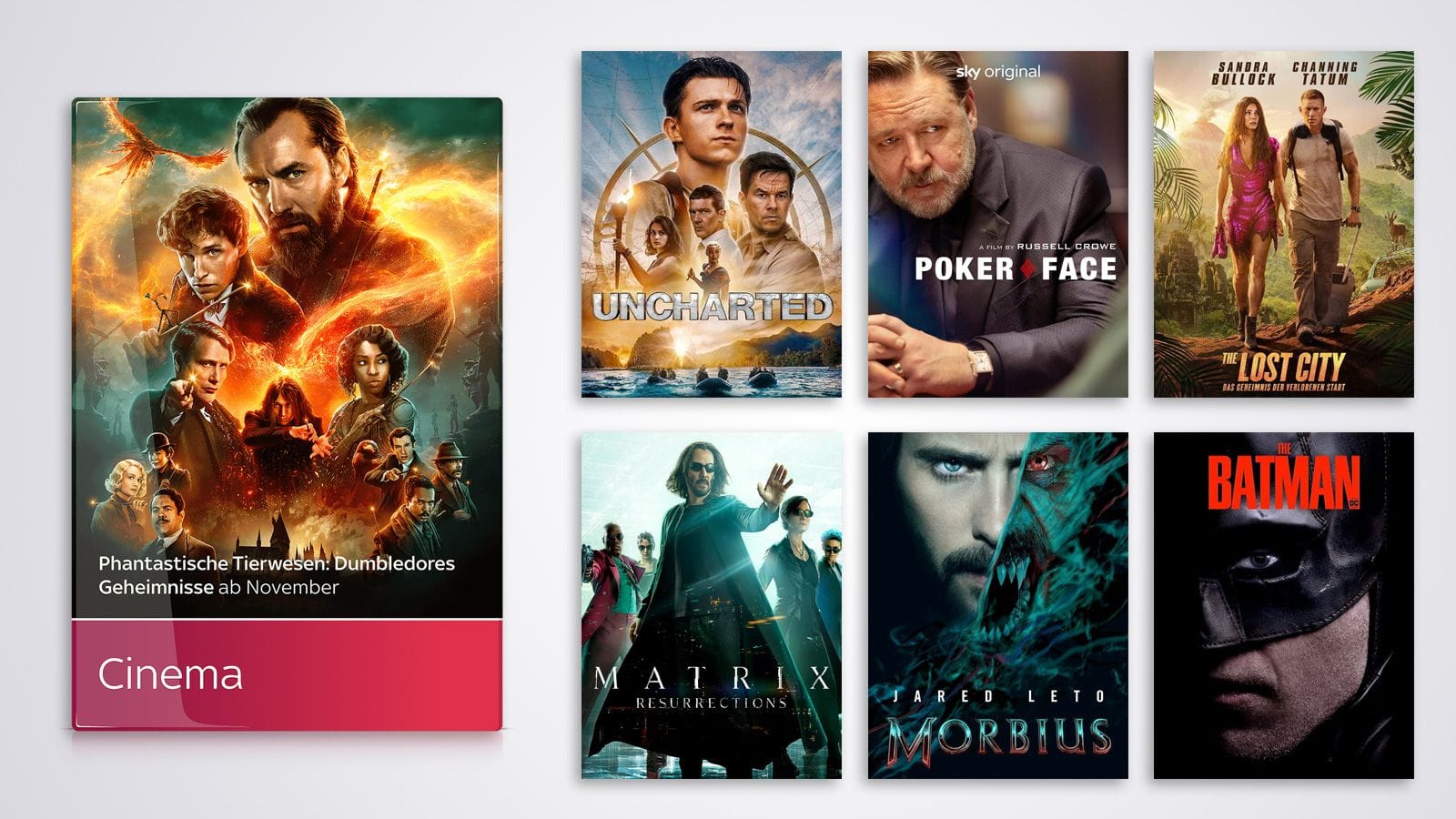 Das sind einige der aktuellen Spielfilm-Highlights bei Sky. Viele dieser Filme liefen erst in diesem Jahr im Kino.