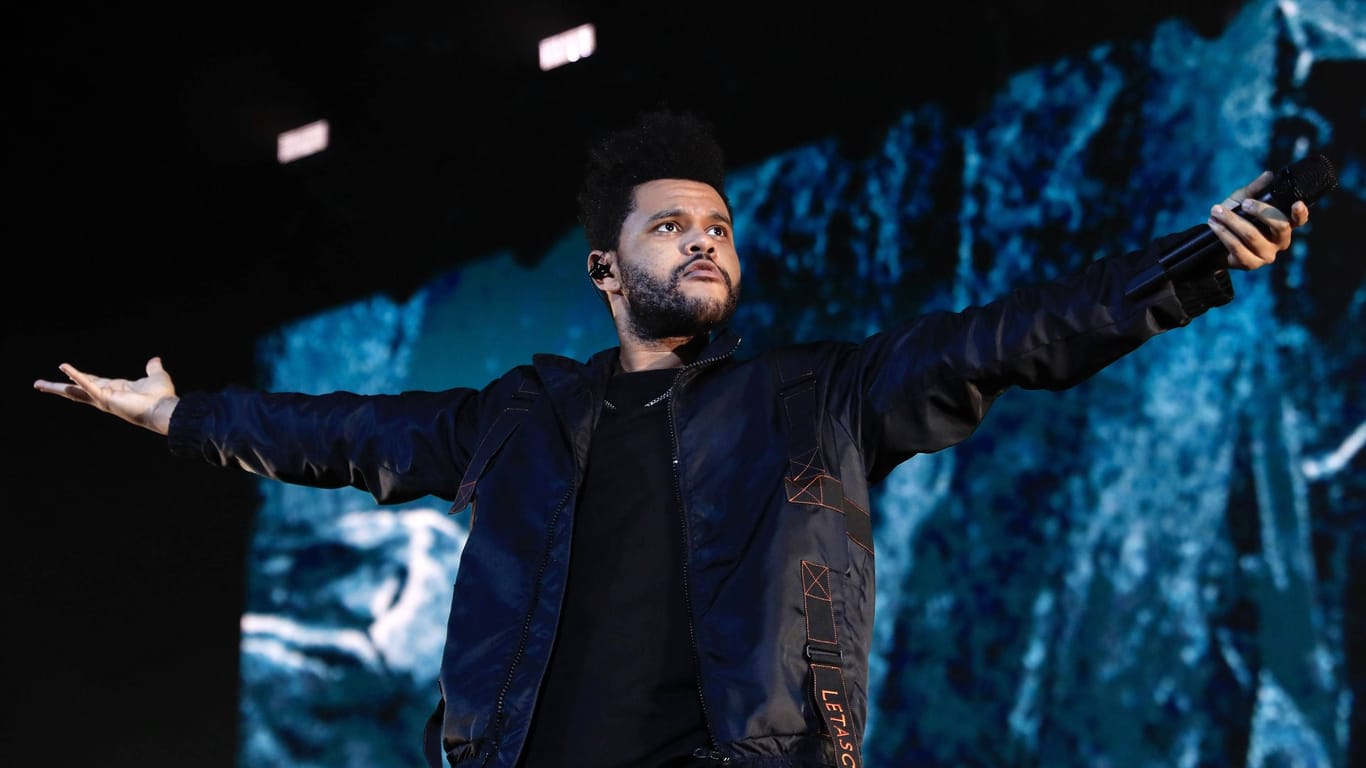 The Weeknd bei einem Auftritt in Mexiko (Archivbild): Im Sommer spielt der Kanadier in Deutschland.