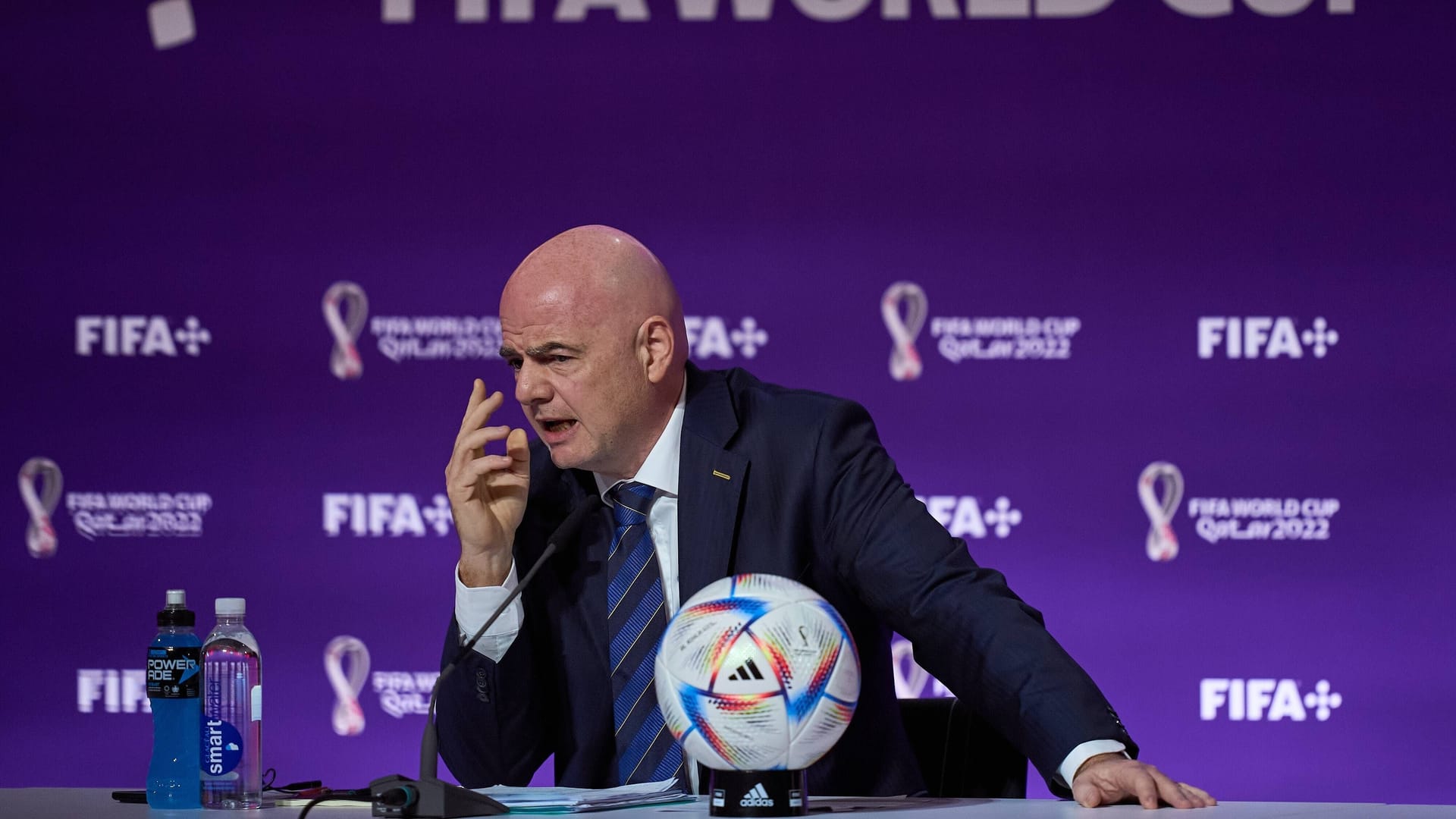 Gianni Infantino war am Samstag im Angriffsmodus.