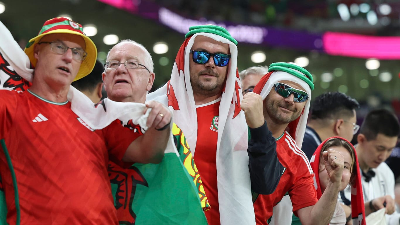 Walisische Fans: Ein Fest vor dem nächsten Spiel der Waliser wurde abgesagt.