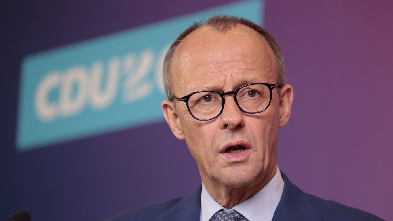 CDU-Chef Friedrich Merz: Die Union drängte auf einen Kompromiss bei der Bürgergeldreform.