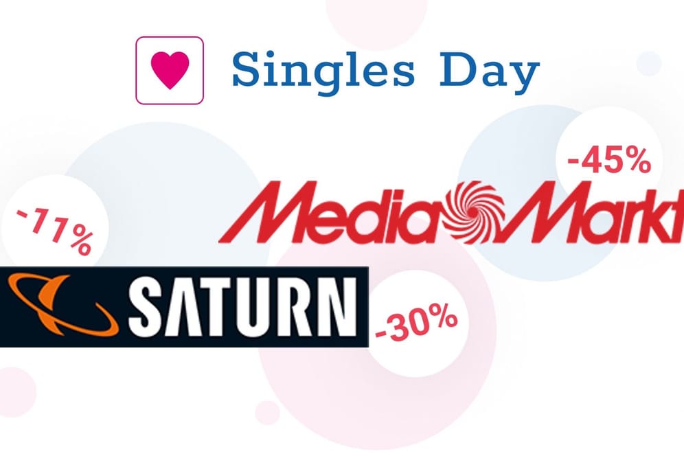 Das sind die besten Singles-Day-Angebote bei Media Markt und Saturn.