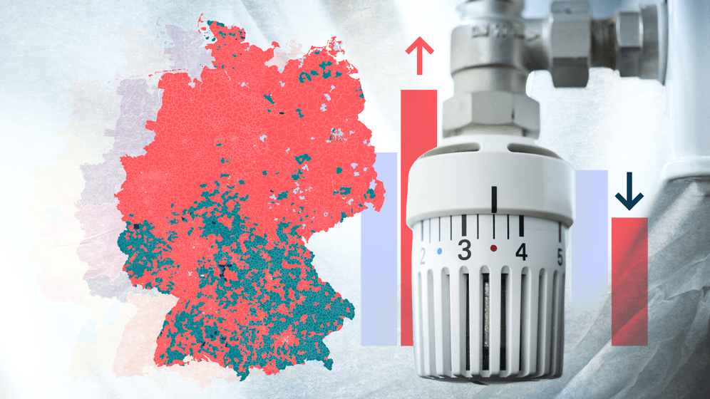 Wo kann angesichts steigender Preise Energie eingespart werden? Diese Animation zeigt, wie es in Deutschland um das Thema Heizen steht und wo die Probleme am größten sind.
